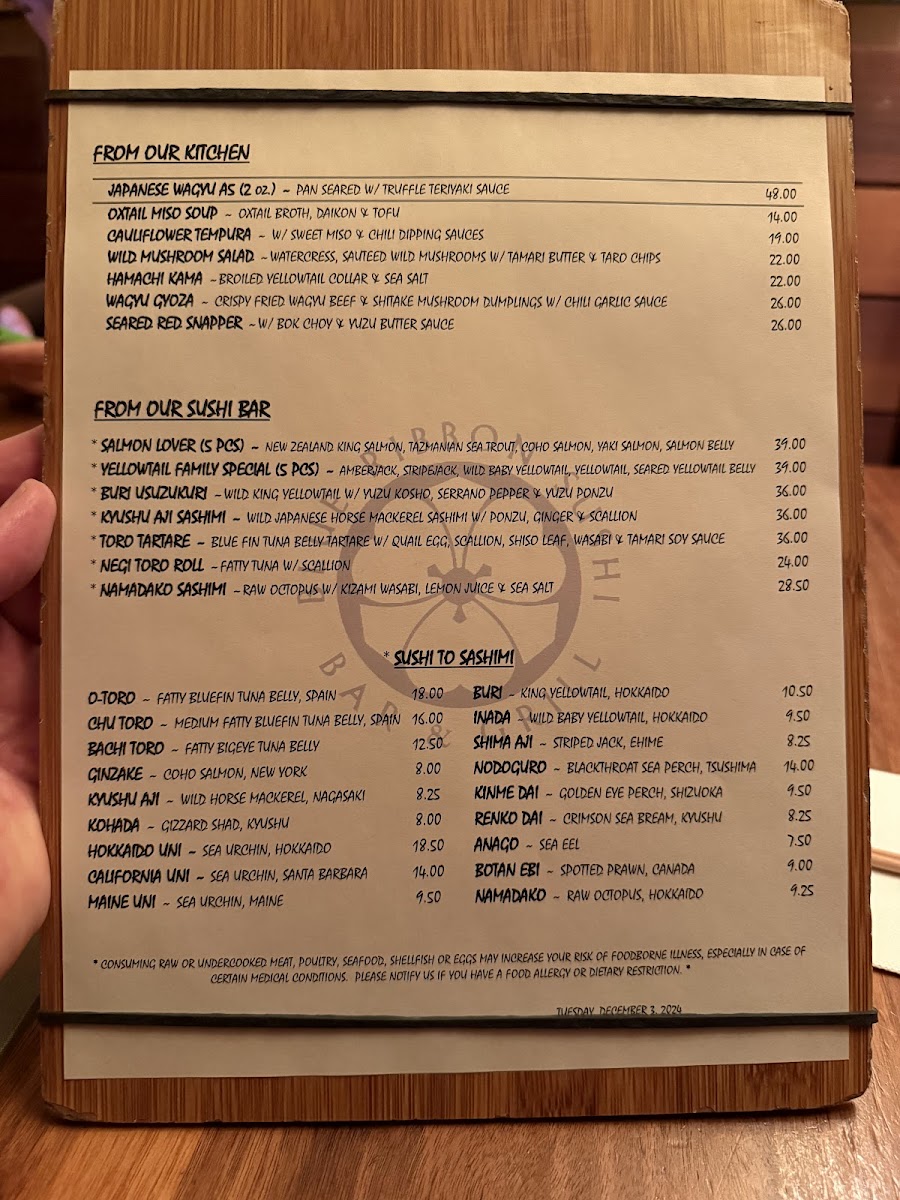Blue Ribbon Sushi Bar & Grill - Columbus Circle Menu - Image 4